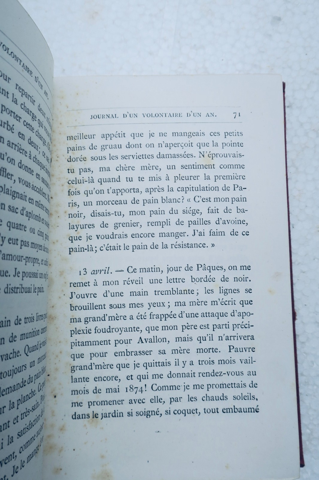 Vallery-Radot Journal d'un volontaire d'un an. J.Hetzel – Image 3