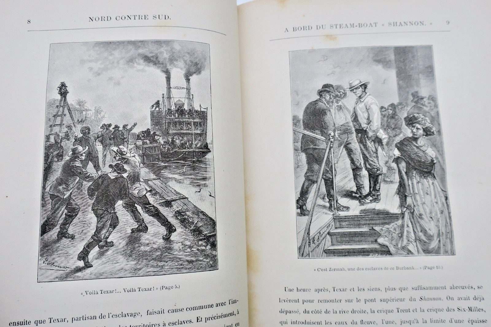 verne LES VOYAGES EXTRAORDINAIRES. NORD CONTRE SUD. J. HETZEL – Image 4