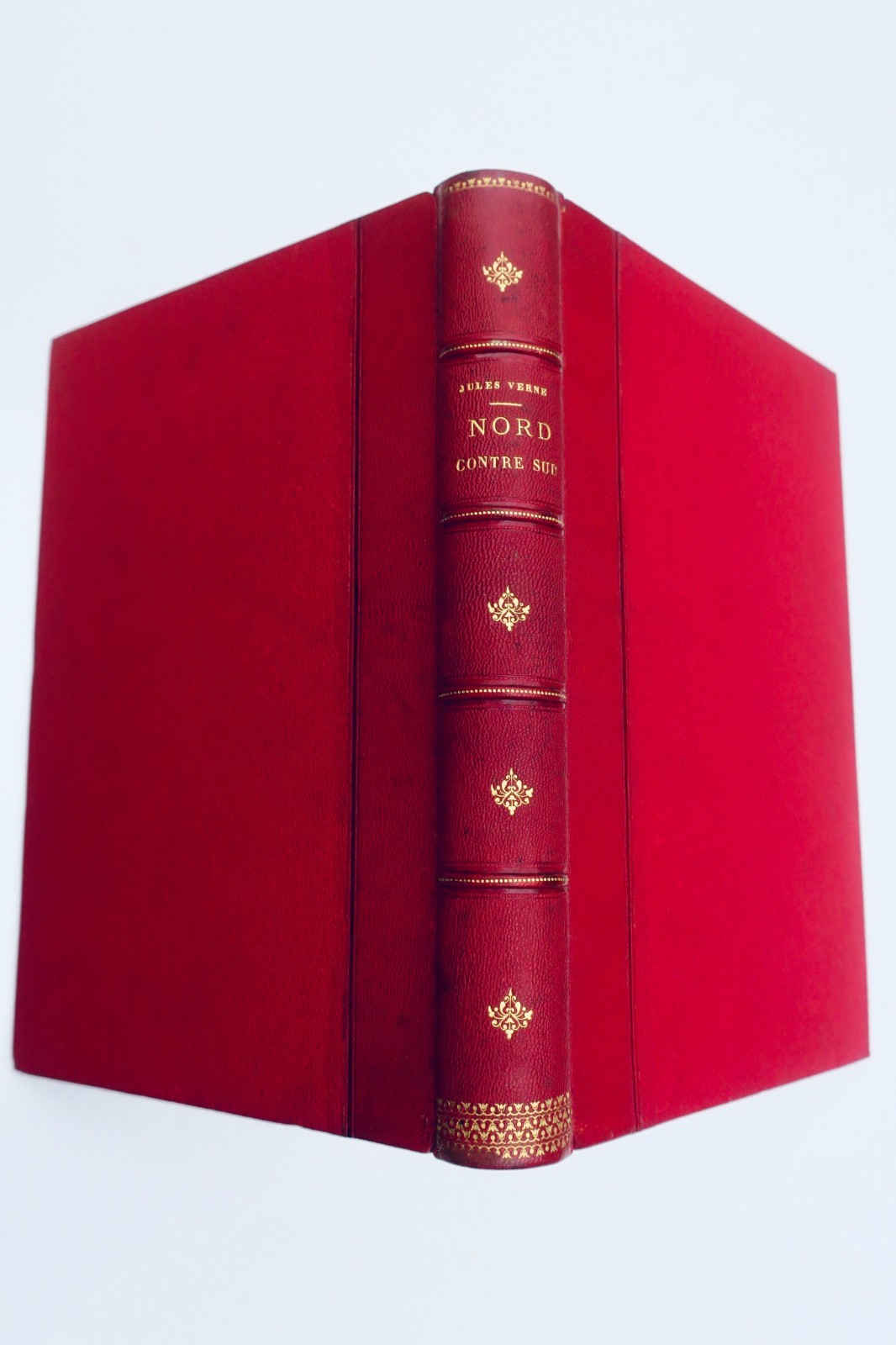 verne LES VOYAGES EXTRAORDINAIRES. NORD CONTRE SUD. J. HETZEL - La Librairie Antique