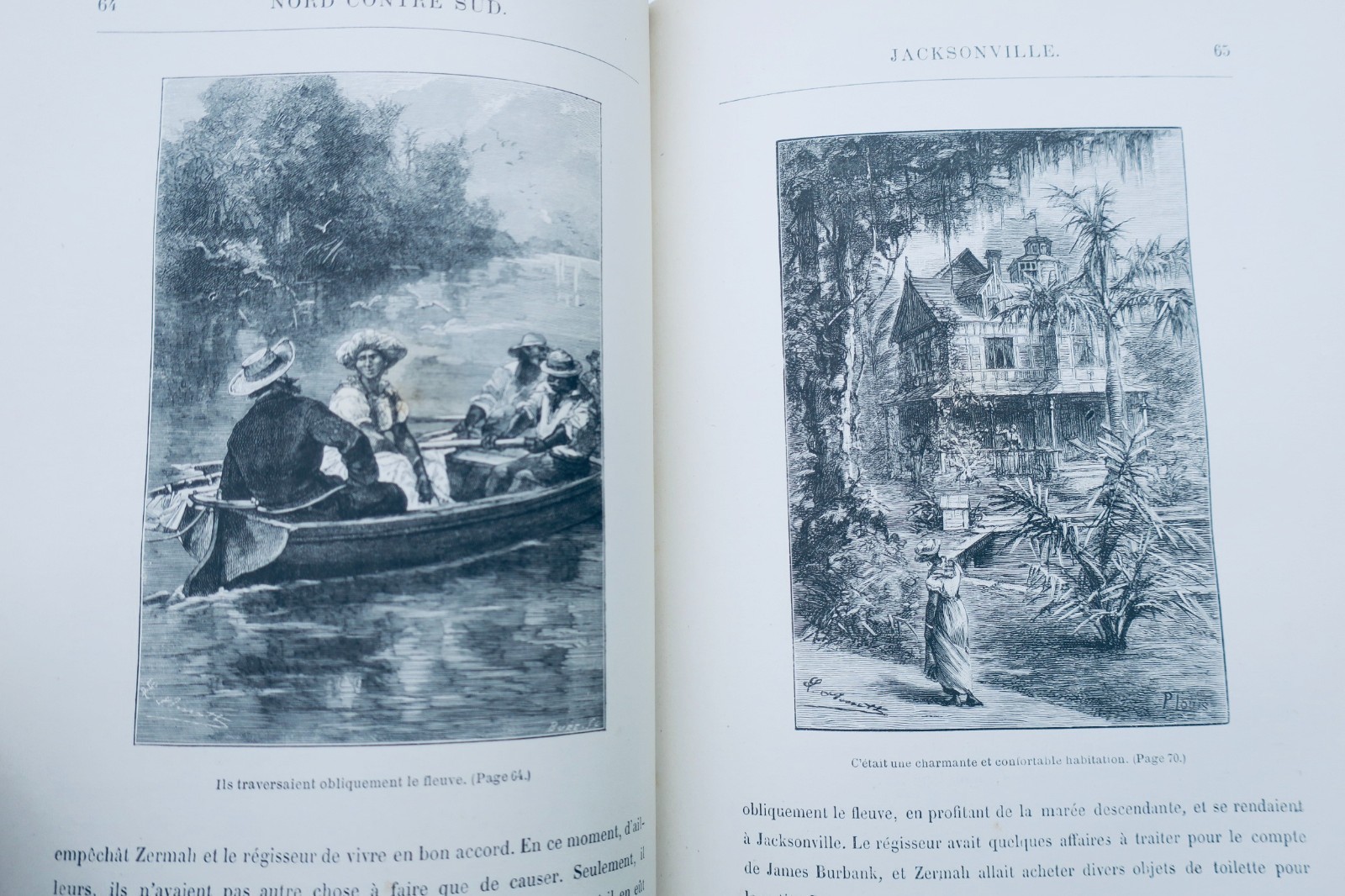 verne LES VOYAGES EXTRAORDINAIRES. NORD CONTRE SUD. J. HETZEL – Image 6