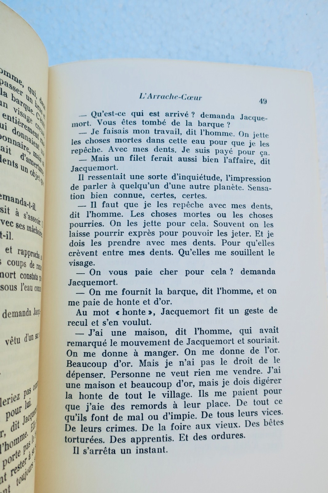 Boris Vian *L'arrache-cœur* – Vorwort von Raymond Queneau