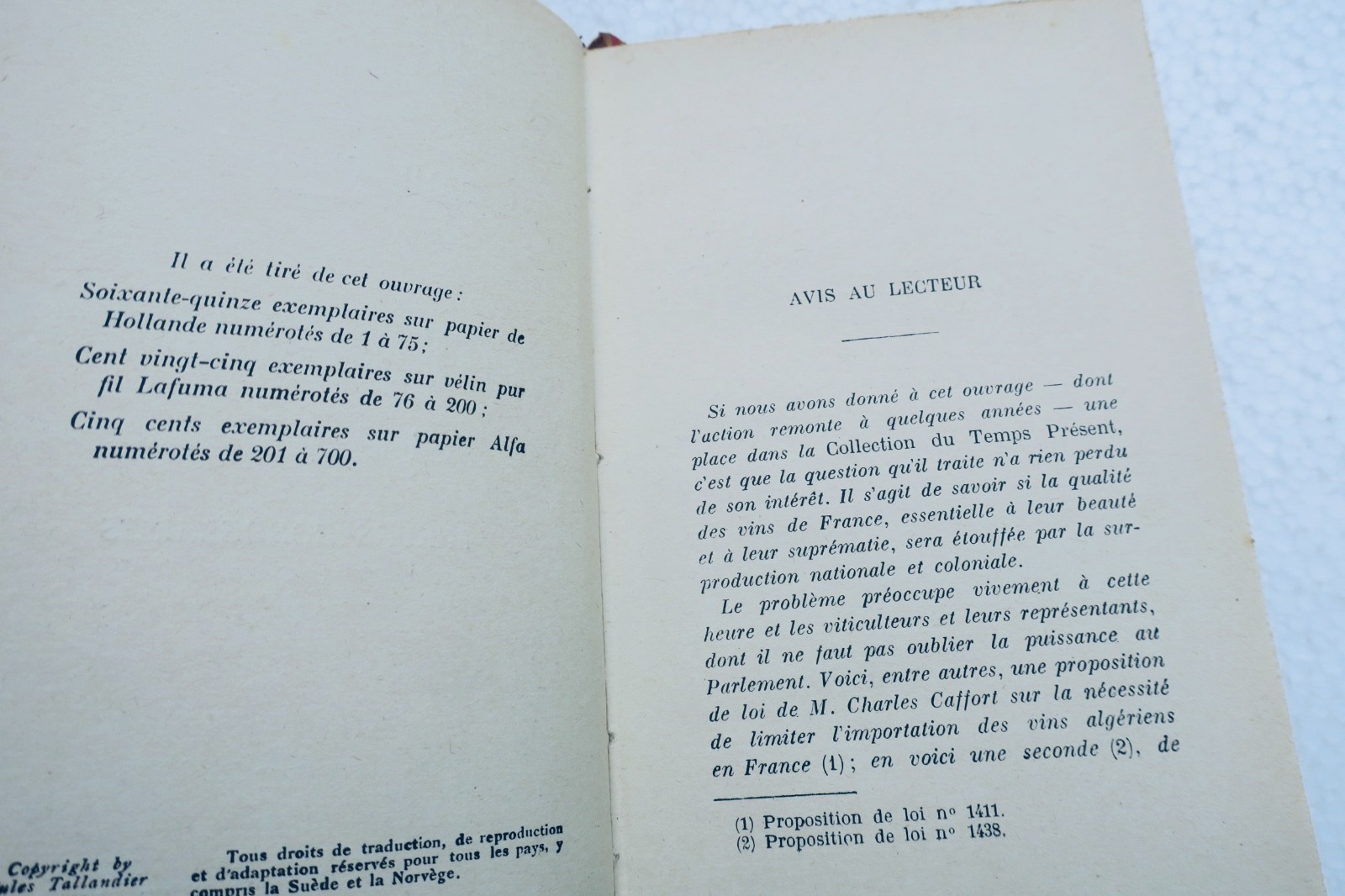 Vigne, Roi des Vignerons: Moeurs Bordelaise 1929
