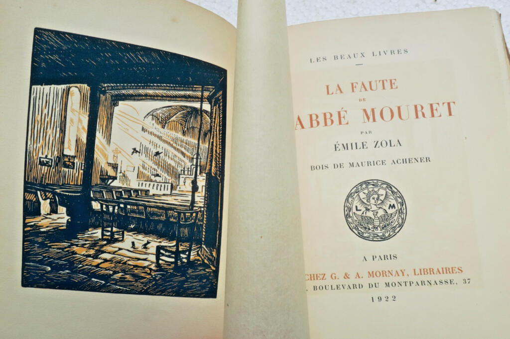 zola La faute de l’abbé Mouret 1922 illustré Maurice ACHENER