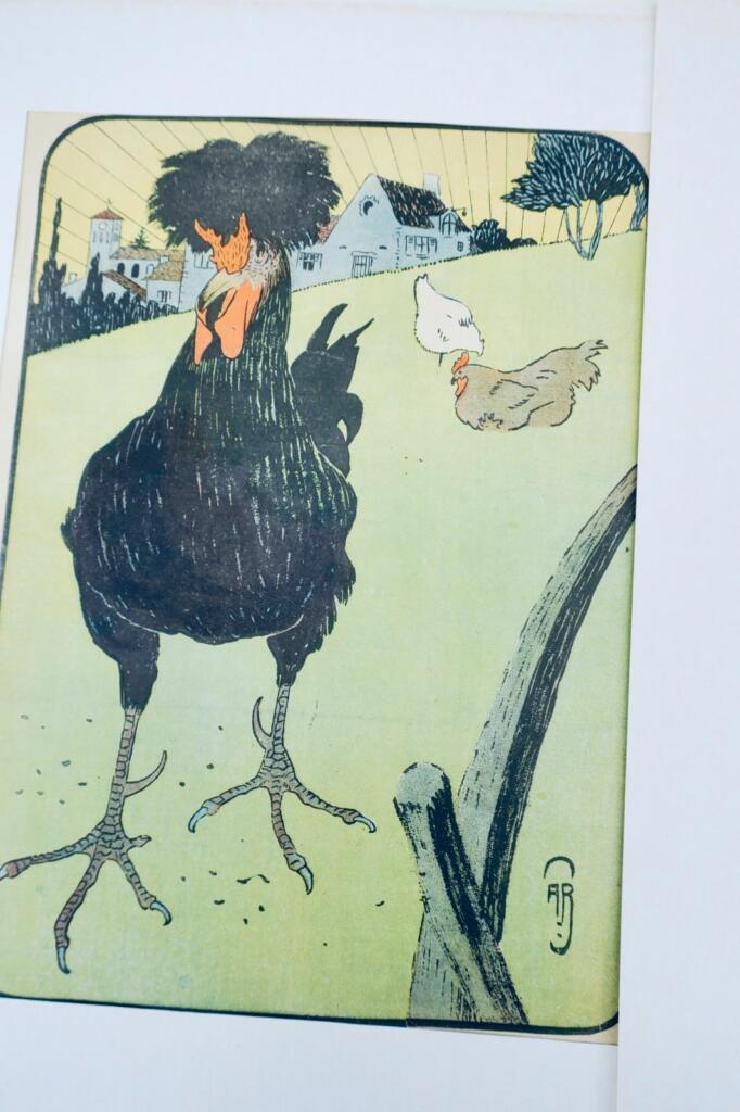 18 farbige Drucke von Roubille aus Le Rire