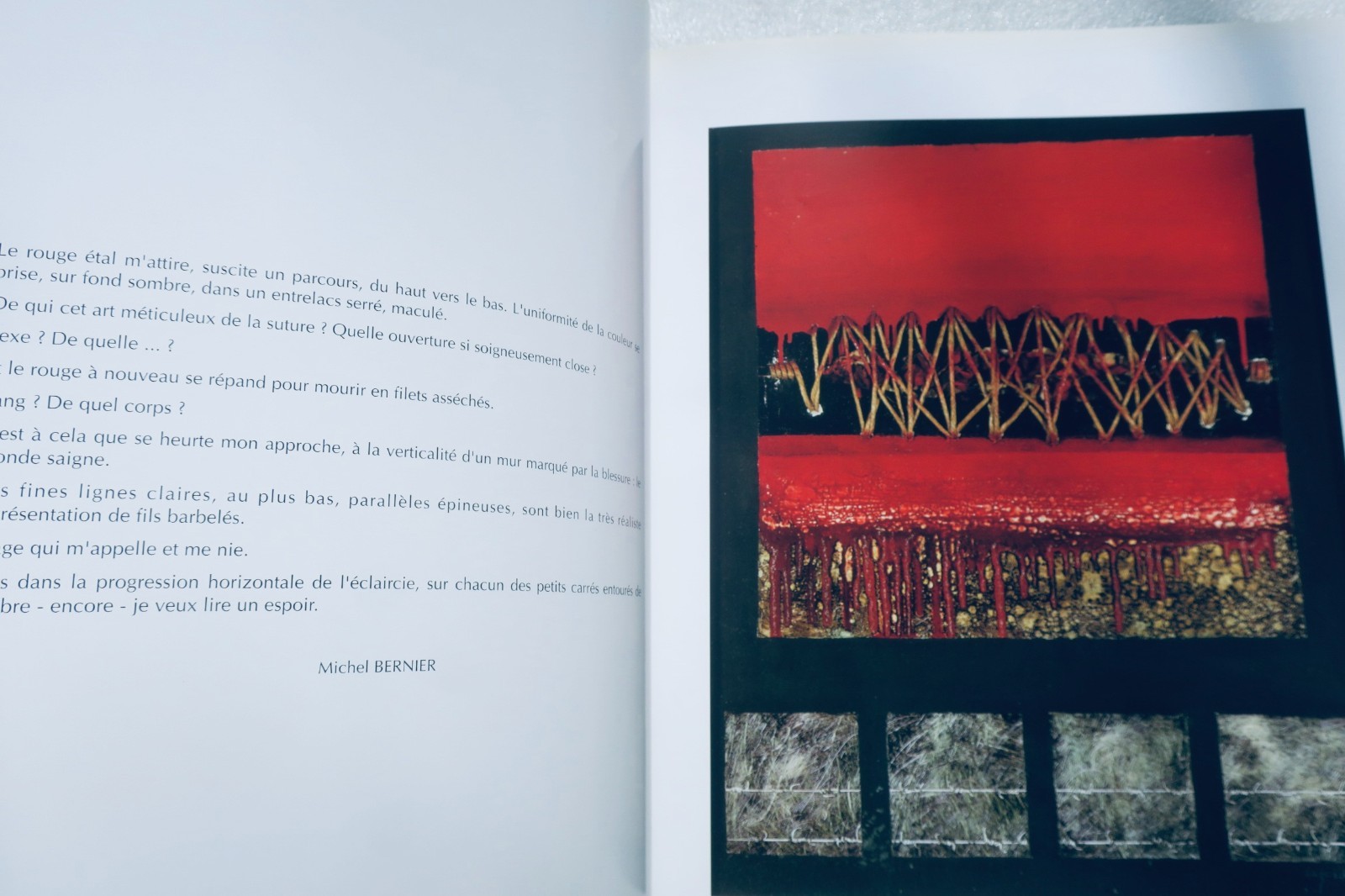 Alain Laborde: *Dix années de peinture, 1984–1994* with inscription