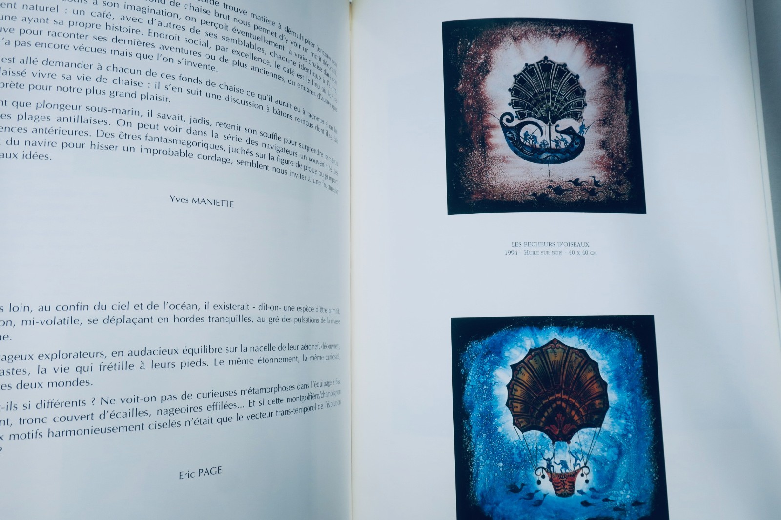 Alain Laborde: *Dix années de peinture, 1984–1994* with inscription