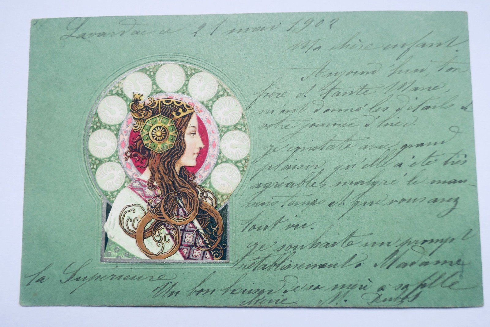 Alphonse MUCHA ? art nouveau MODERN STYLE 1902 - La Librairie Antique