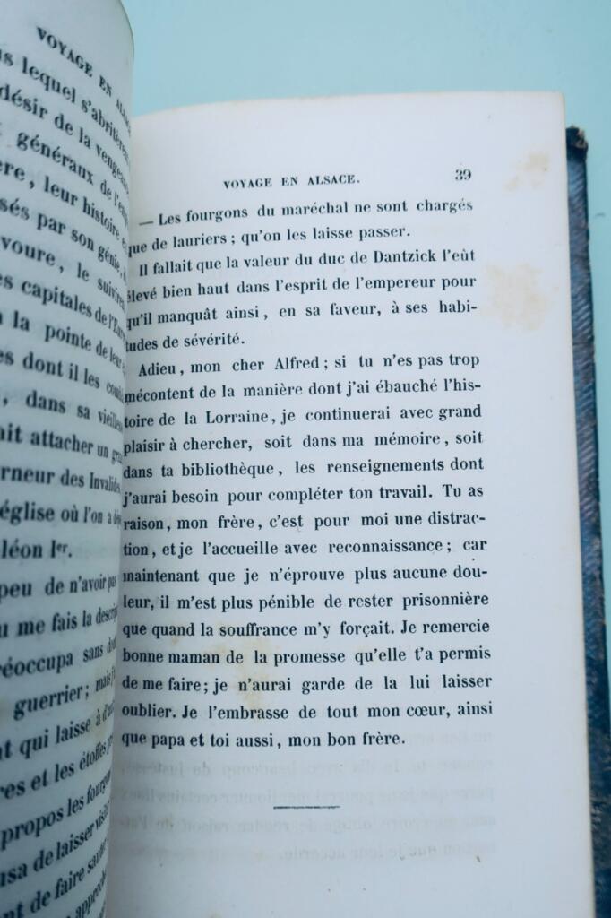 Alsace et en Lorraine MULLER Voyage en Alsace et en Lorraine 1857
