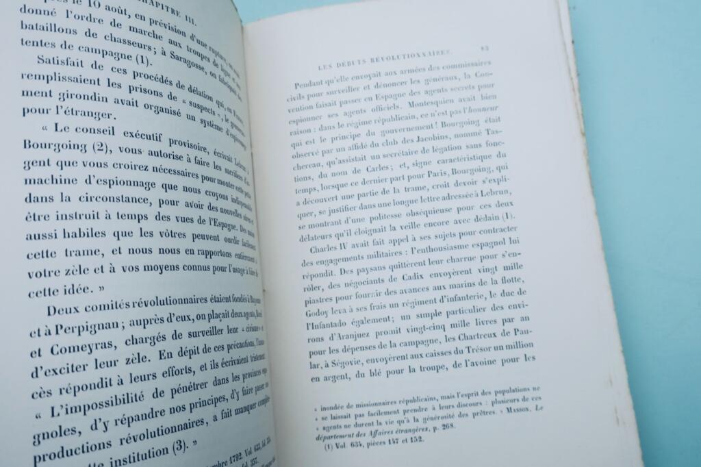 AMBASSADE FRANÇAISE EN ESPAGNE PENDANT LA RÉVOLUTION 1789-1804