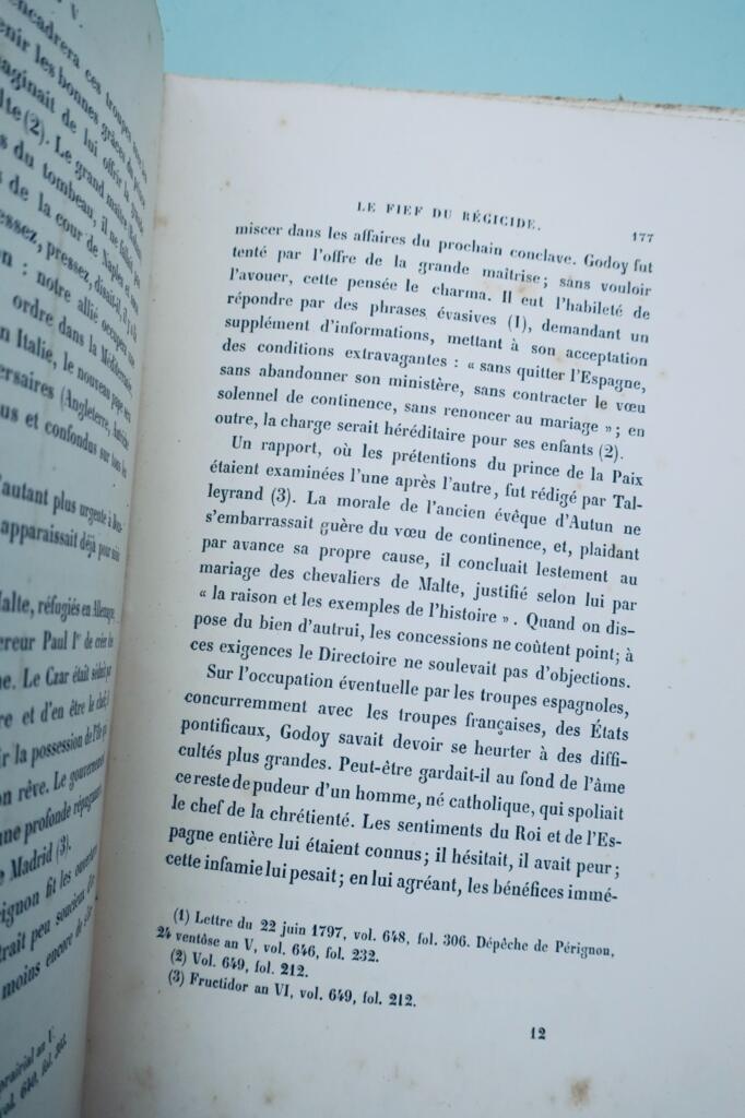 AMBASSADE FRANÇAISE EN ESPAGNE PENDANT LA RÉVOLUTION 1789-1804