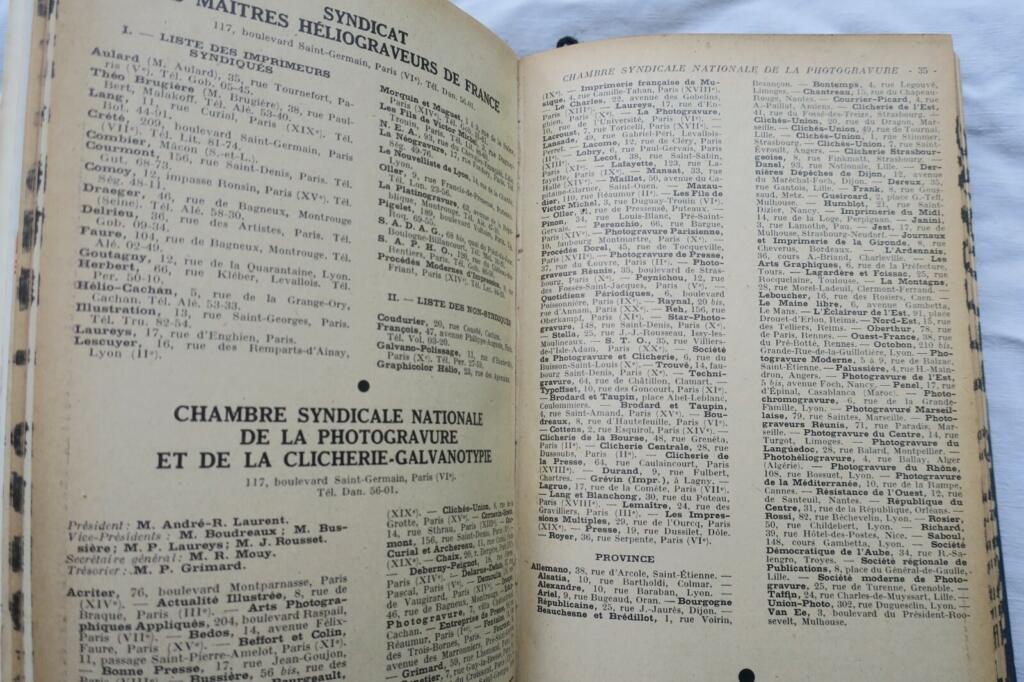 Directory of managers and supervisors in graphic industries 1948