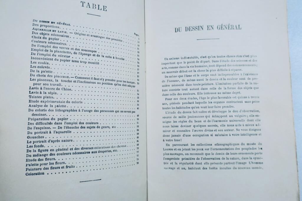 TRAITE METHODIQUE DU DESSIN DE L'AQUARELLE ET DU LAVIS APPLIQUES