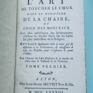 《讲坛事工中触动人心的艺术》1783年