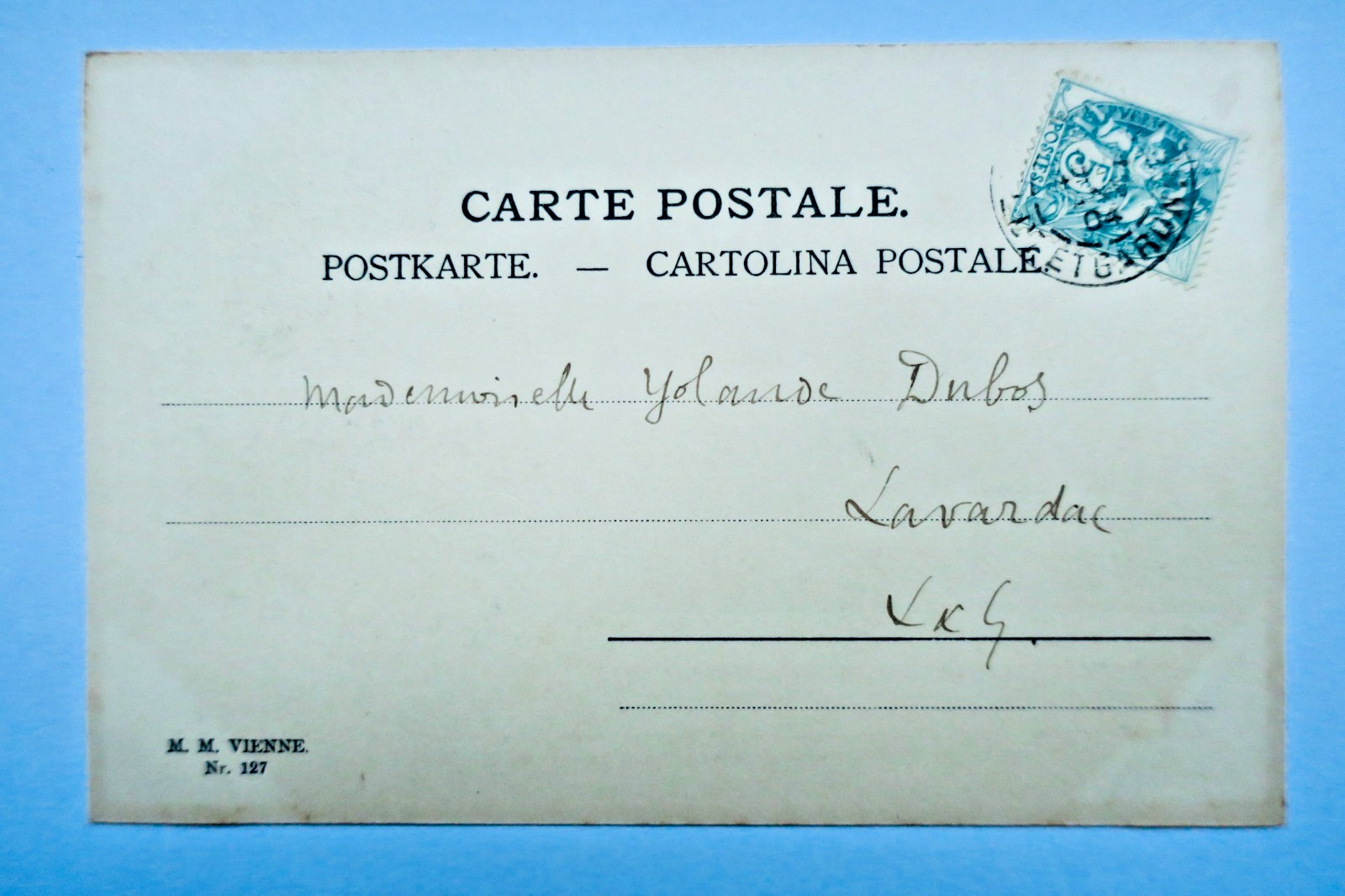 art nouveau jeune femme 1904 (vue 2 sur 2)