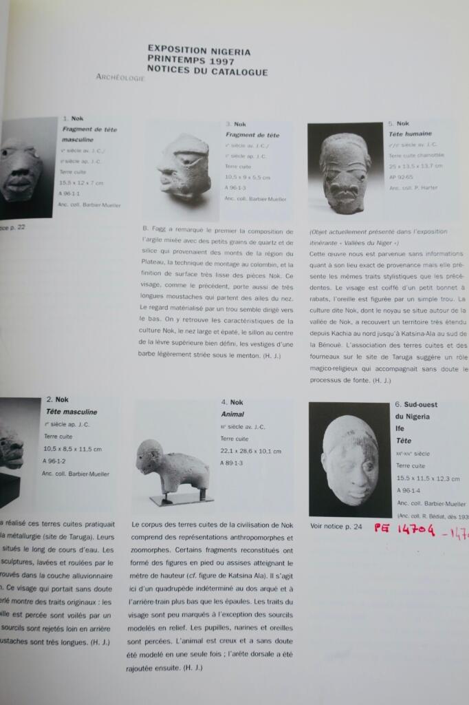 Nigerianische Kunst aus dem Musée des Arts d'Afrique et d'Océanie