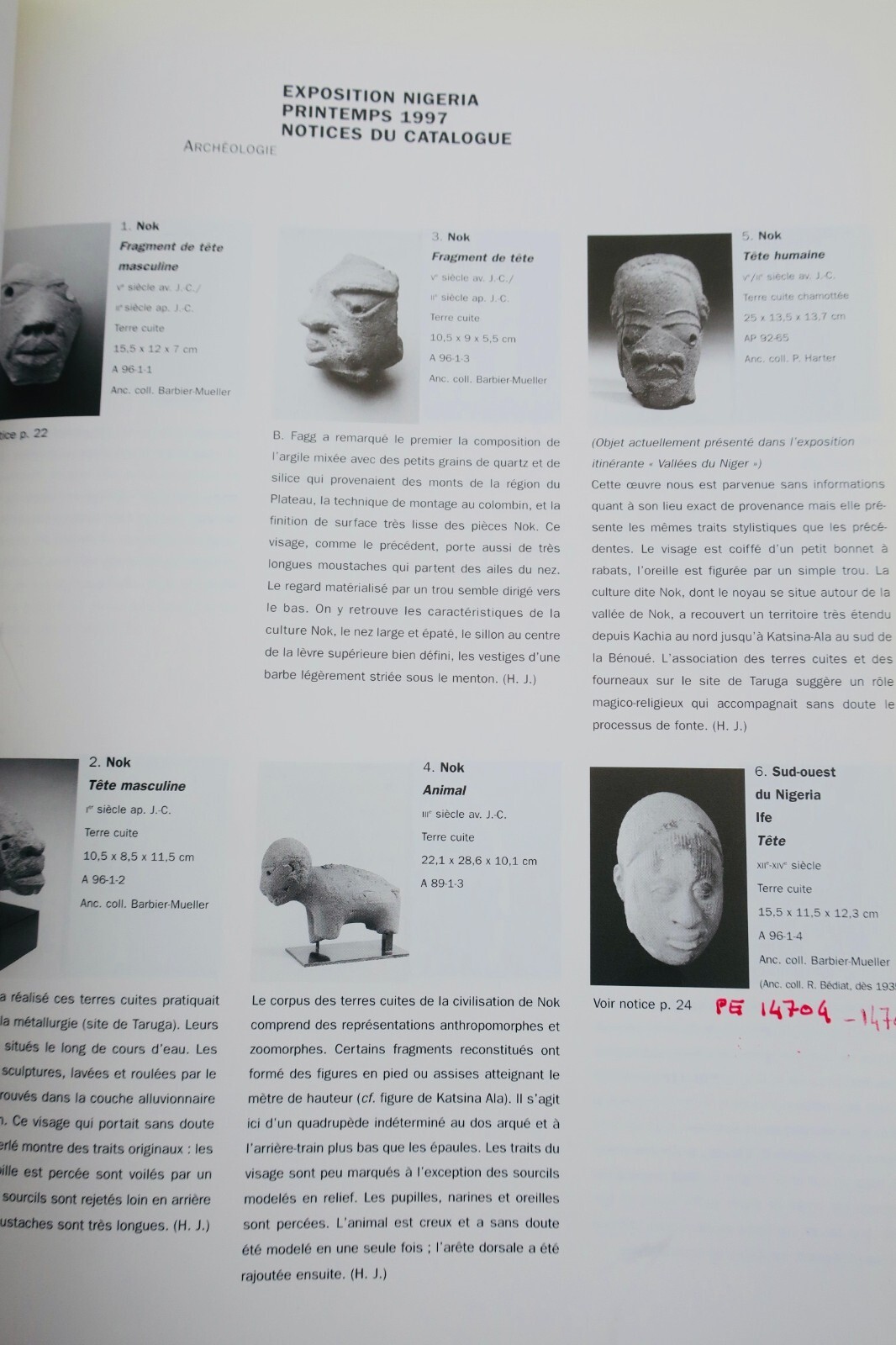 Kunstschätze aus Nigeria. Sammlung des Musée des Arts d'Afrique et d'Océanie