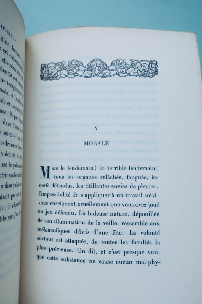 Charles Baudelaire Les Paradis artificiels