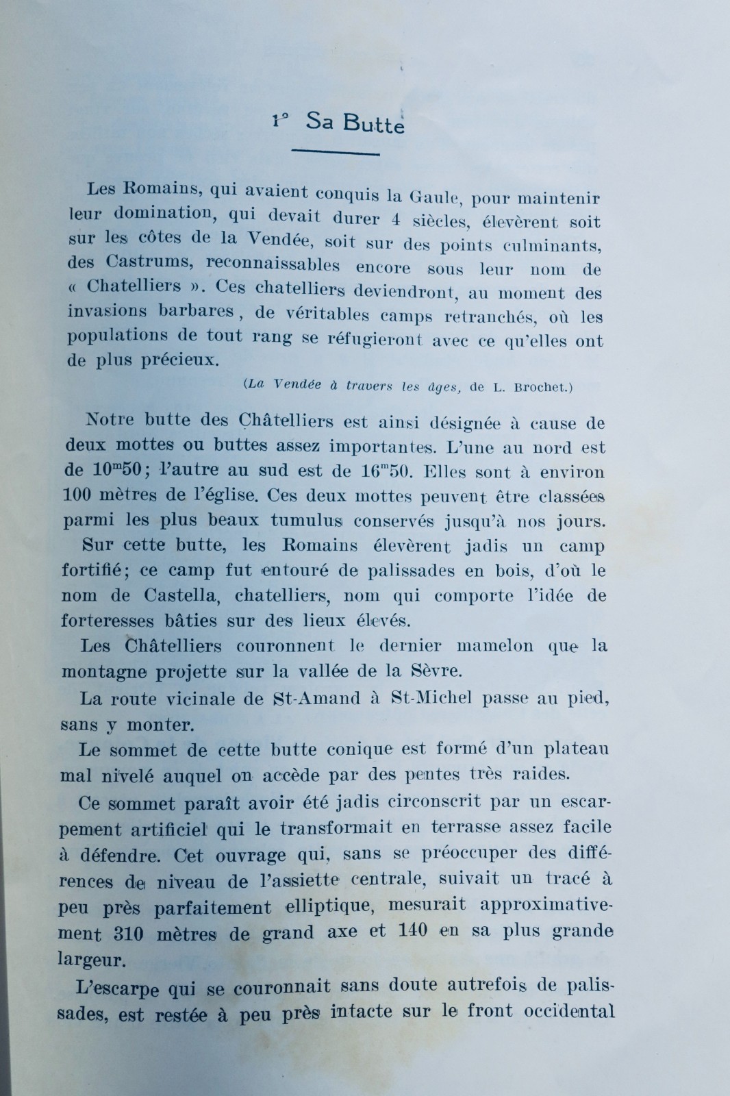旺代地区博卡日,小型专著《沙特利耶-沙托米尔市志》1931年