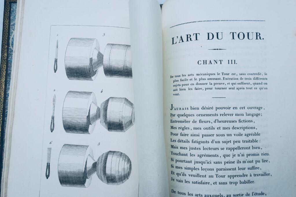 bois L’Art du Tour. Poëme en quatre chants orné de gravures