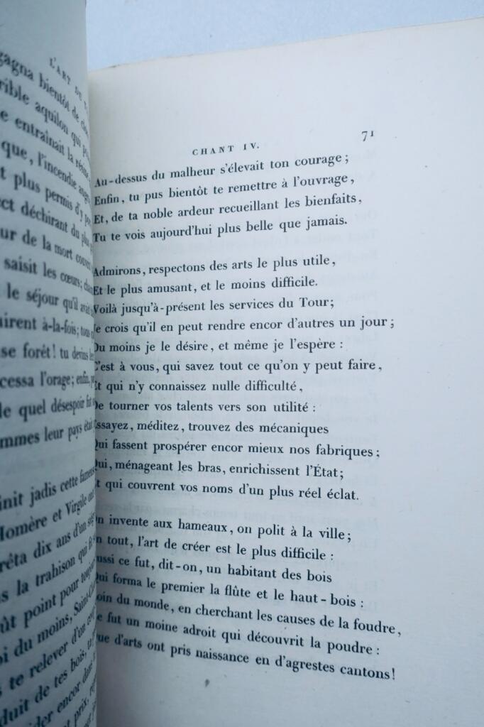 bois L’Art du Tour. Poëme en quatre chants orné de gravures