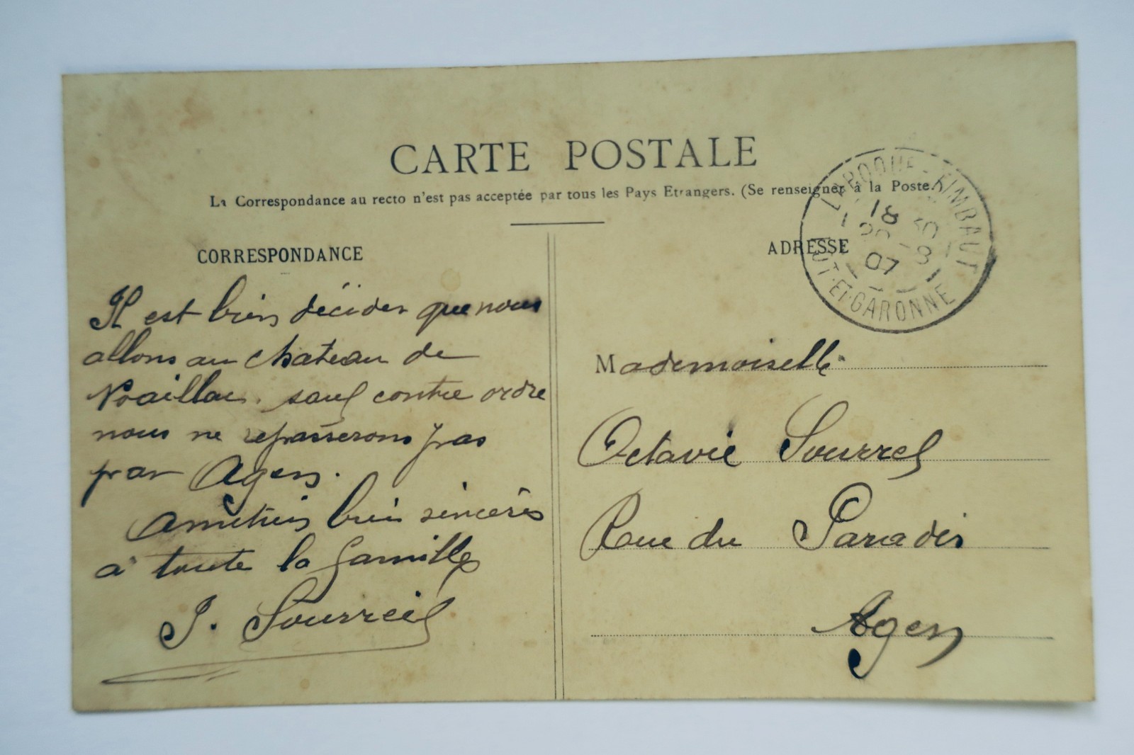 Visa market square, 1907