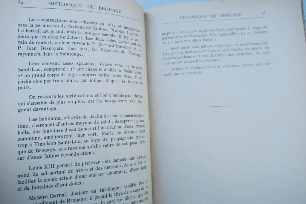 Brouage: Kleine Geschichte aus Dokumenten
