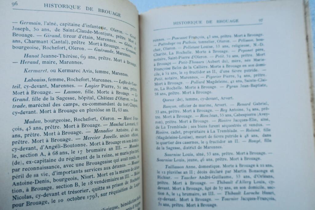 Brouage: Kleine Geschichte aus Dokumenten