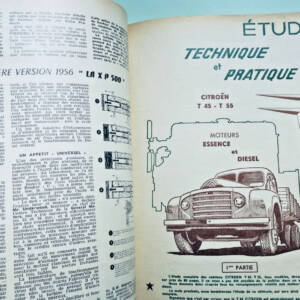camions Citroën, Peugeot 203… 1956 REVUE TECHNIQUE AUTOMOBILE n°122