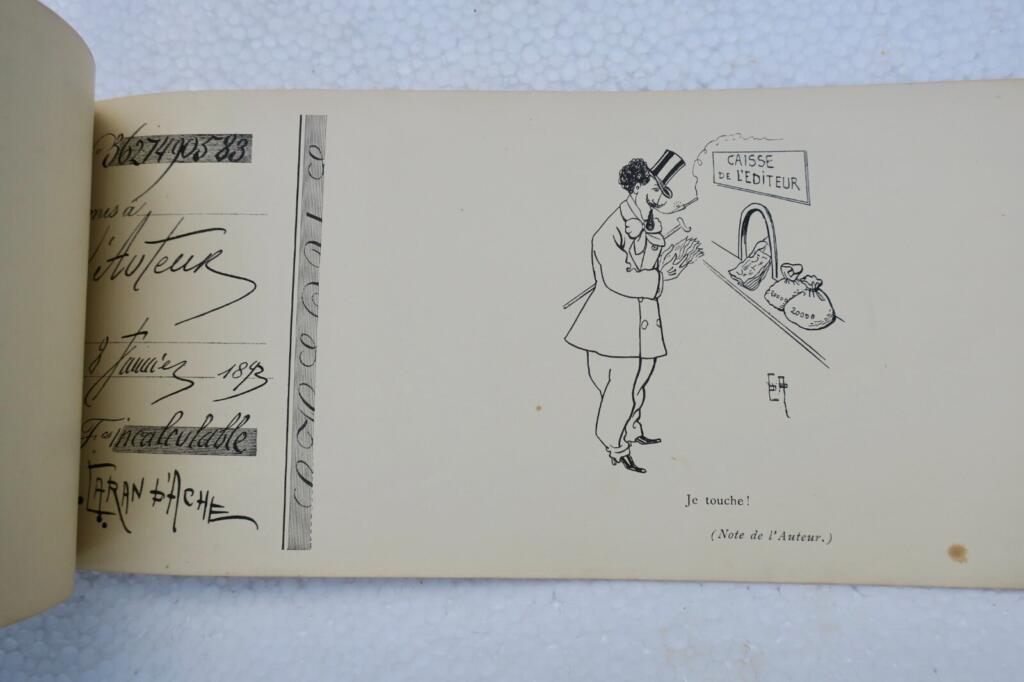 Original checkbook by CARAN D'ACHE