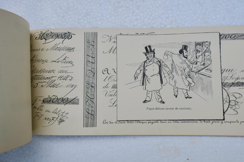 Original checkbook by CARAN D'ACHE