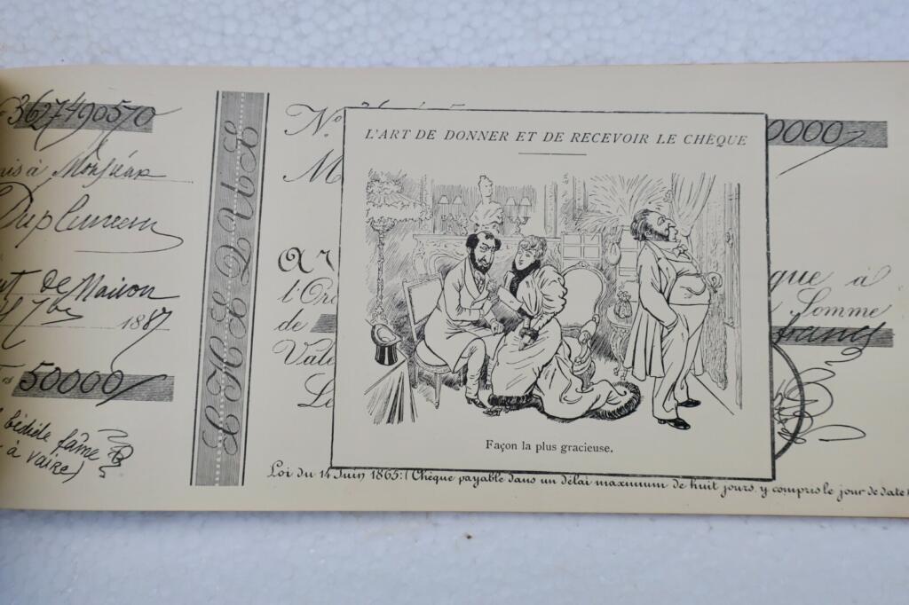 Original checkbook by CARAN D'ACHE