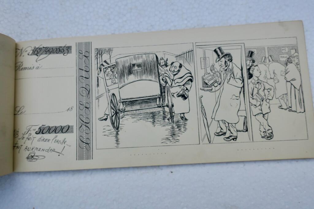 Original checkbook by CARAN D'ACHE