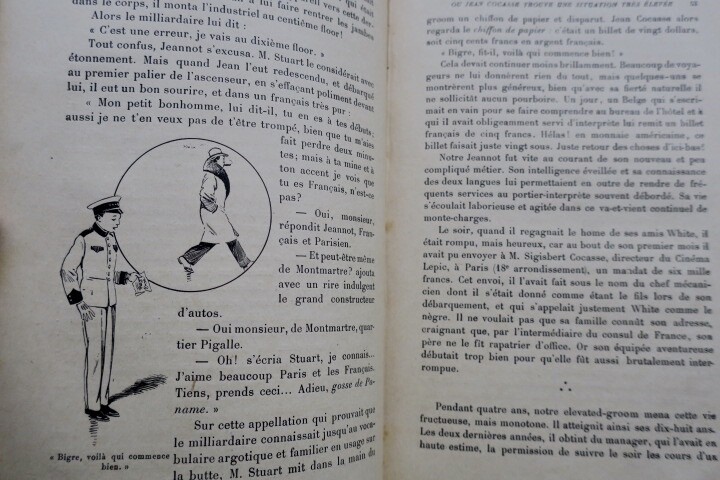 Cartonnage Aventures de Jean Cocasse. Illustrations by René Giffey