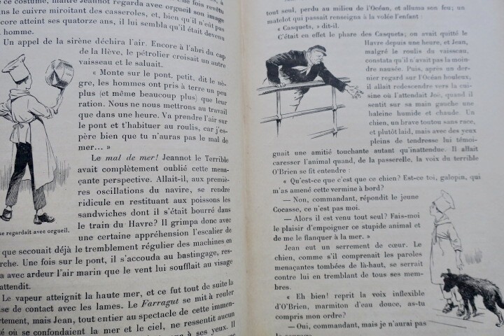 Cartonnage Aventures de Jean Cocasse. Illustrations by René Giffey