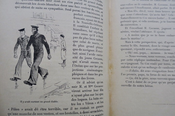 Cartonnage Aventures de Jean Cocasse. Illustrations by René Giffey