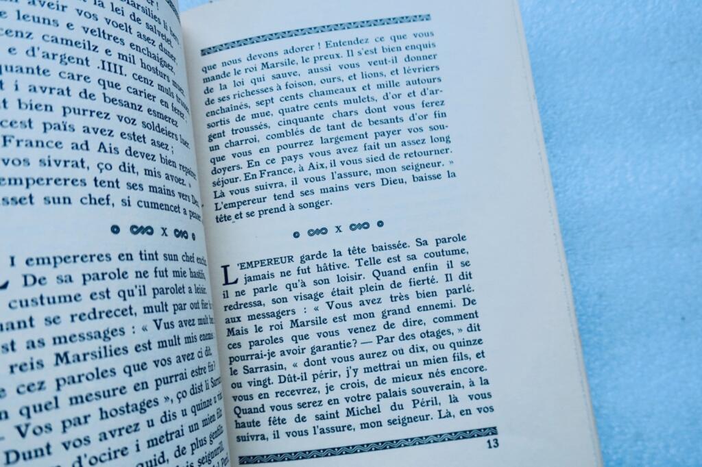 chanson de Roland . Piazza 1922