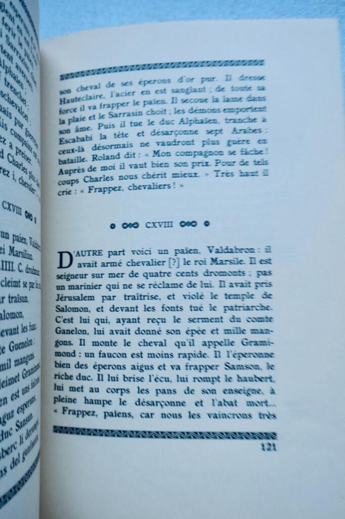 chanson de Roland . Piazza 1922