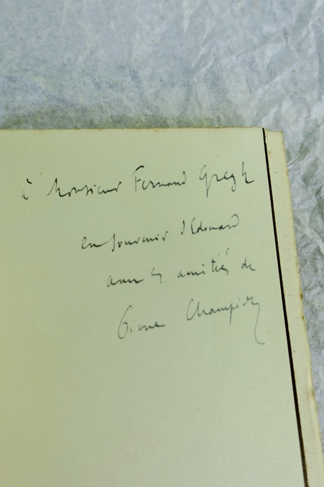 Dear Édouard P., Les Amis d'Édouard + dedication