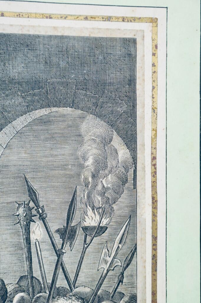 Christ bafoué et frappé devant le grand prêtre Caïphe JAN Sadeler 1589 passion