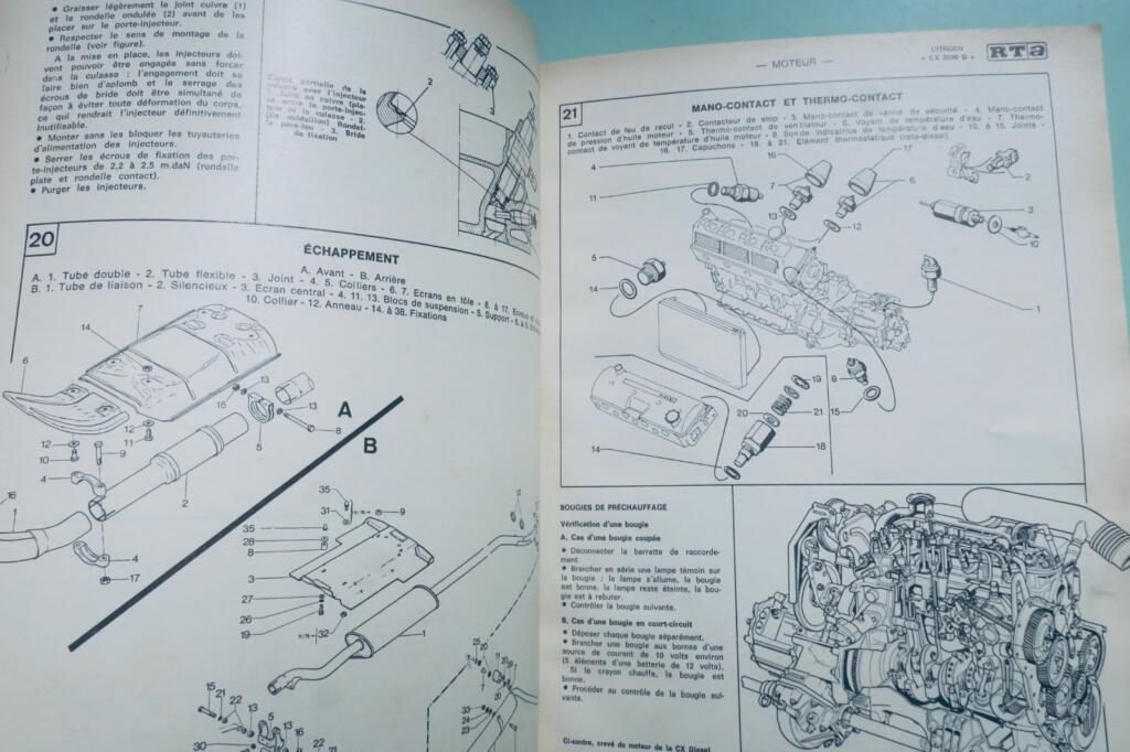 CITROËN CX DIESEL 与 DIESEL TURBO - 2200 D - 2500 汽车技术评论