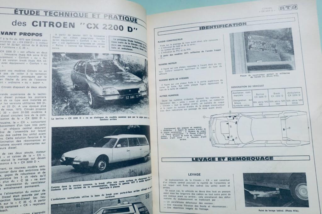CITROËN CX DIESEL 与 DIESEL TURBO - 2200 D - 2500 汽车技术评论