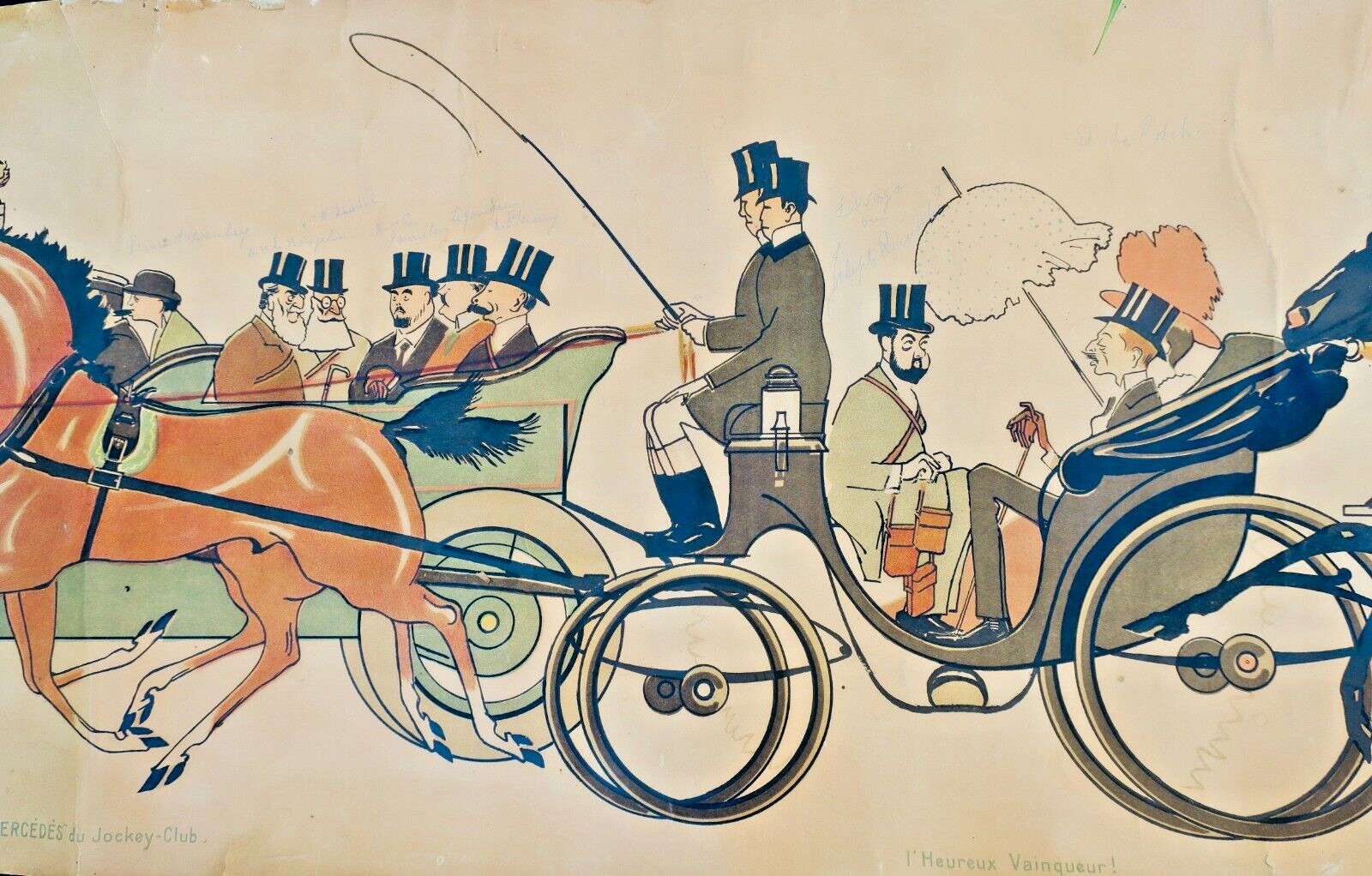 Jockey-Club oder Die Rückkehr der Pferderennen, Mercedes, SEM