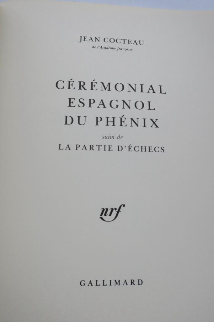 Spanisches Zeremoniell des Phönix und Schachpartie