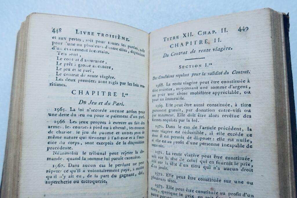 CODE NAPOLEON, Originalausgabe und einzige offizielle Ausgabe 1810