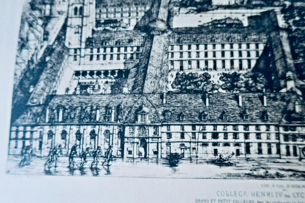 Collège Henri IV oder Lycée Napoléon...1864. Meryon, Radierung