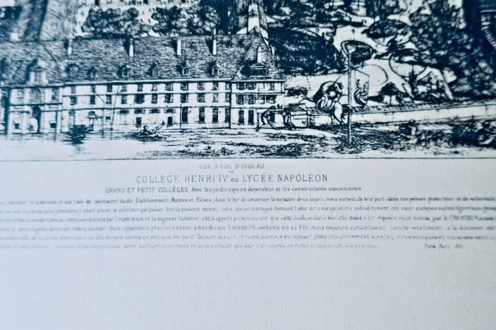 Collège Henri IV oder Lycée Napoléon...1864. Meryon, Radierung