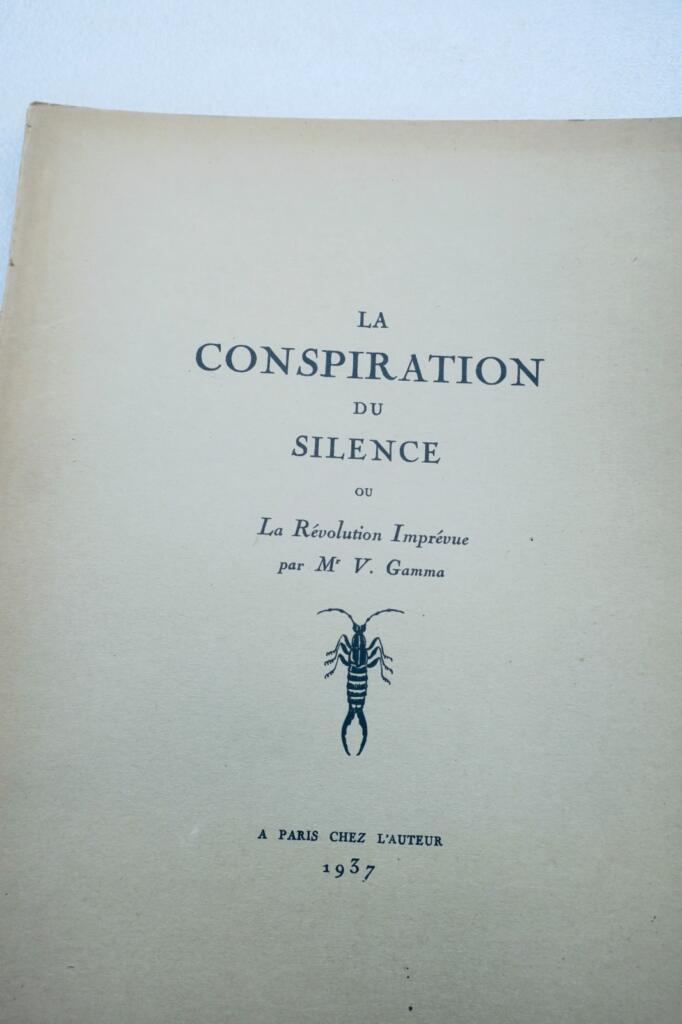 conspiration du silence ou la révolution imprévue 1937