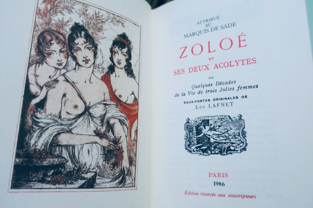curiosa APOLLINAIRE, SADE... illustriert von Bécat... classiques libertins
