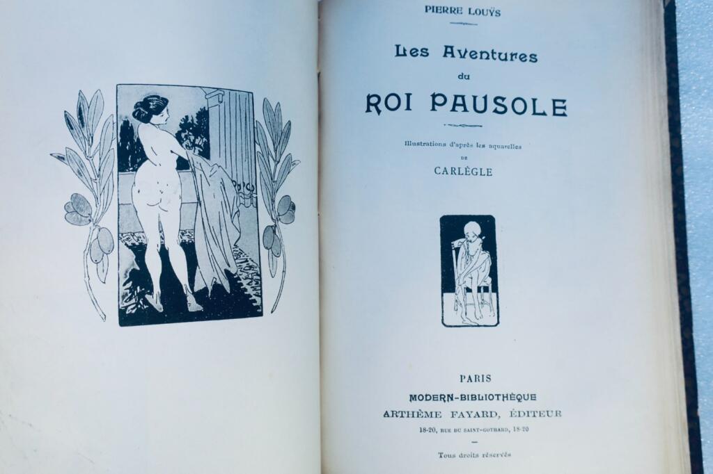 curiosa LOUYS Pierre chansons de Bilitis + Contes choisis, la femme et le pant..