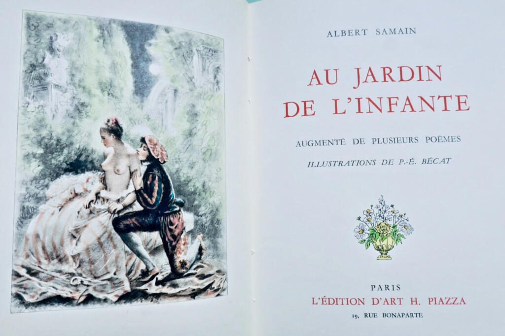 curiosa SAMAIN *Jardin de l’Infante* *Contes de Polyphème* *Le Chariot d’or* ill. par Bécat